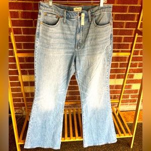 Madewell NWT perfect vintage flare jeans Size 31